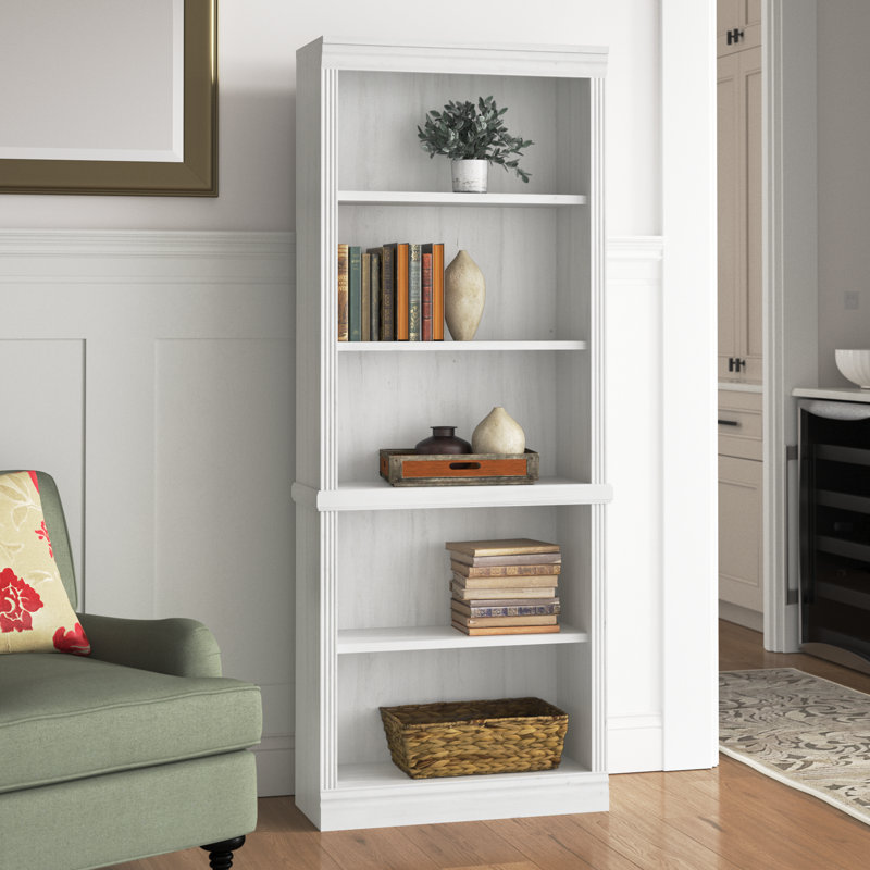 Wayfair tall white bookcase discount